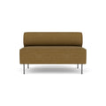 Audo Copenhagen Eave Dining Sofa, Open Section 50" in Audo Bouclé 06, packshot on white