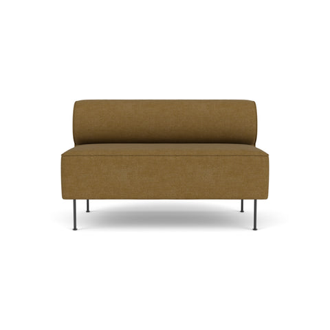 Audo Copenhagen Eave Dining Sofa, Open Section 50" in Audo Bouclé 06, packshot on white
