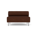 Audo Copenhagen Eave Dining Sofa, Open Section 50" in Audo Bouclé 08, packshot on white
