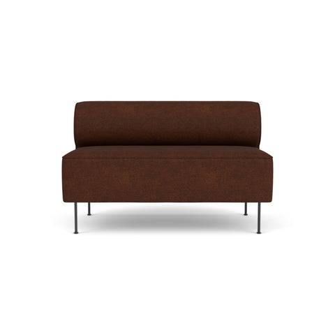 Audo Copenhagen Eave Dining Sofa, Open Section 50" in Audo Bouclé 08, packshot on white