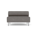 Audo Copenhagen Eave Dining Sofa, Open Section 50" in Audo Bouclé 16, packshot on white