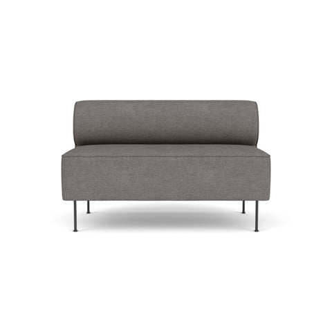 Audo Copenhagen Eave Dining Sofa, Open Section 50" in Audo Bouclé 16, packshot on white