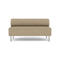 Audo Copenhagen Eave Dining Sofa, Open Section 59" in Audo Bouclé 02, packshot on white
