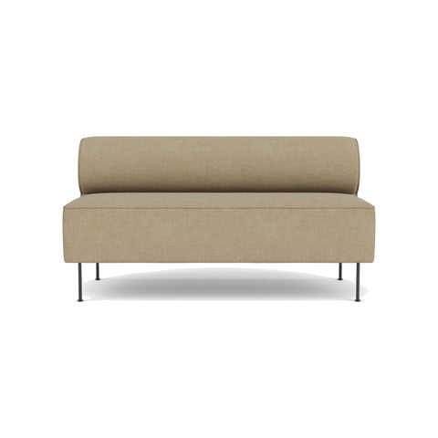 Audo Copenhagen Eave Dining Sofa, Open Section 59" in Audo Bouclé 02, packshot on white