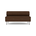 Audo Copenhagen Eave Dining Sofa, Open Section 59" in Audo Bouclé 07, packshot on white