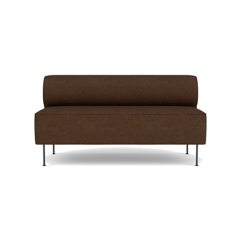 Audo Copenhagen Eave Dining Sofa, Open Section 59" in Audo Bouclé 07, packshot on white