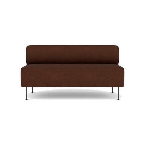 Audo Copenhagen Eave Dining Sofa, Open Section 59" in Audo Bouclé 08, packshot on white