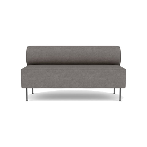 Audo Copenhagen Eave Dining Sofa, Open Section 59" in Audo Bouclé 16, packshot on white