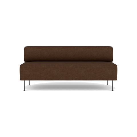 Audo Copenhagen Eave Dining Sofa, Open Section 69" in Audo Bouclé 07, packshot on white
