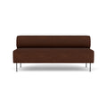 Audo Copenhagen Eave Dining Sofa, Open Section 71" in Audo Bouclé 08, packshot on white