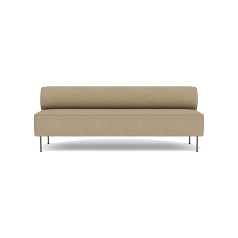 Audo Copenhagen Eave Dining Sofa, Open Section 65" in Audo Bouclé 07, packshot on white
