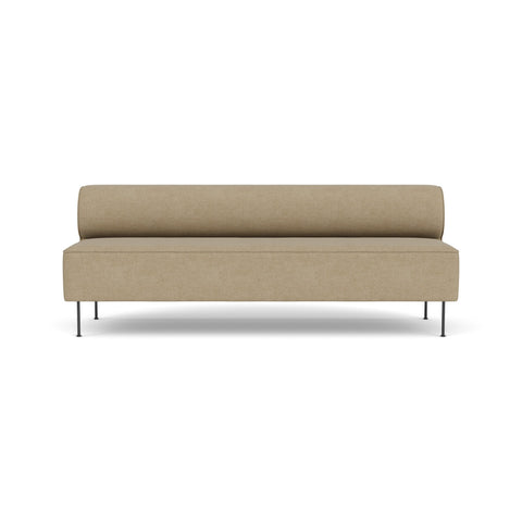Audo Copenhagen Eave Dining Sofa, Open Section 83" in Audo Bouclé 02, packshot on white