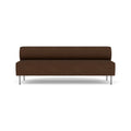 Audo Copenhagen Eave Dining Sofa, Open Section 83" in Audo Bouclé 07, packshot on white