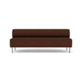 Audo Copenhagen Eave Dining Sofa, Open Section 83" in Audo Bouclé 08, packshot on white