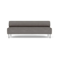 Audo Copenhagen Eave Dining Sofa, Open Section 83" in Audo Bouclé 16, packshot on white
