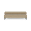 Audo Copenhagen Eave Dining Sofa, Open Section 95" in Audo Bouclé 02, packshot on white
