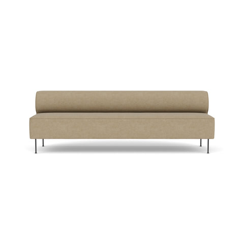 Audo Copenhagen Eave Dining Sofa, Open Section 95" in Audo Bouclé 02, packshot on white
