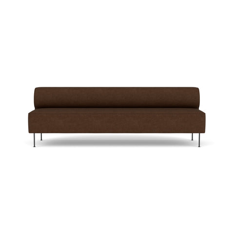 Audo Copenhagen Eave Dining Sofa, Open Section 95" in Audo Bouclé 07, packshot on white