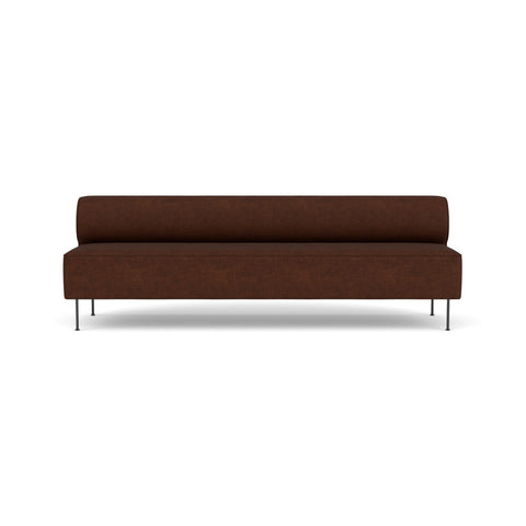 Audo Copenhagen Eave Dining Sofa, Open Section 95" in Audo Bouclé 08, packshot on white