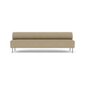 Audo Copenhagen Eave Dining Sofa, Open Section 99" in Audo Bouclé 02, packshot on white