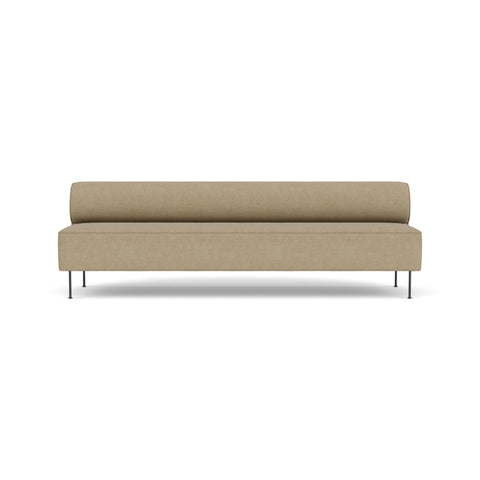 Audo Copenhagen Eave Dining Sofa, Open Section 99" in Audo Bouclé 02, packshot on white