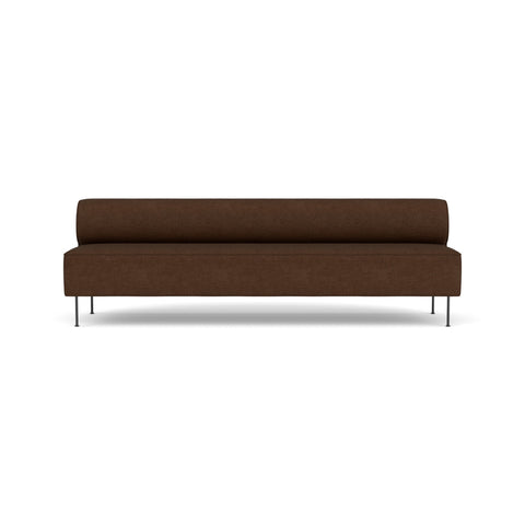 Audo Copenhagen Eave Dining Sofa, Open Section 99" in Audo Bouclé 07, packshot on white