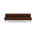 Audo Copenhagen Eave Dining Sofa, Open Section 99" in Audo Bouclé 08, packshot on white