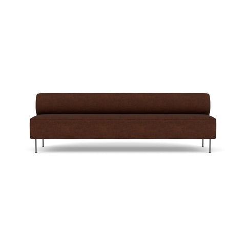 Audo Copenhagen Eave Dining Sofa, Open Section 99" in Audo Bouclé 08, packshot on white