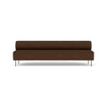 Audo Copenhagen Eave Dining Sofa, Open Section 103" in Audo Bouclé 07, packshot on white