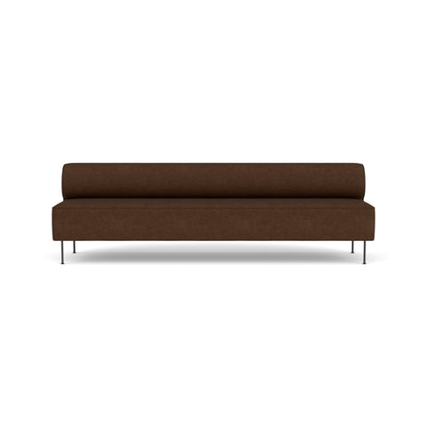 Audo Copenhagen Eave Dining Sofa, Open Section 103" in Audo Bouclé 07, packshot on white