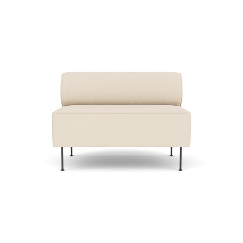 Audo Copenhagen Eave Dining Sofa, Open Section 44" in Logan Jasmine, packshot on white