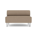 Audo Copenhagen Eave Dining Sofa, Open Section 50" in Logan Flint, packshot on white