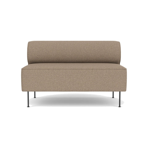 Audo Copenhagen Eave Dining Sofa, Open Section 50" in Logan Flint, packshot on white