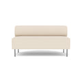 Audo Copenhagen Eave Dining Sofa, Open Section 59" in Logan Jasmine, packshot on white