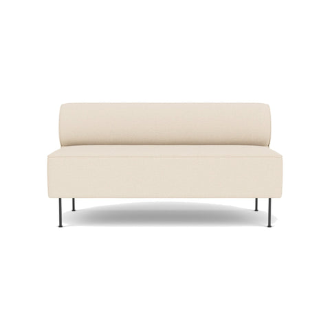Audo Copenhagen Eave Dining Sofa, Open Section 59" in Logan Jasmine, packshot on white