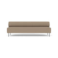 Audo Copenhagen Eave Dining Sofa, Open Section 95" in Logan Flint, packshot on white