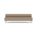 Audo Copenhagen Eave Dining Sofa, Open Section 99" in Logan Flint, packshot on white