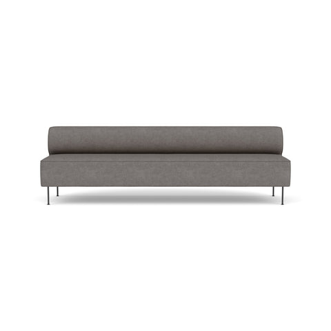 Audo Copenhagen Eave Dining Sofa, Open Section 103" in Audo Bouclé 16, packshot on white