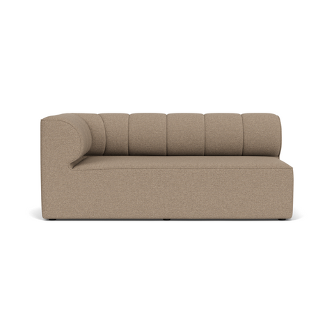 Audo Copenhagen Eave Seamline Modular Sofa, Straight Modules, 34" Depth, Left Corner 68" in Logan Flint, packshot on white