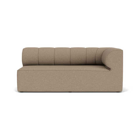 Audo Copenhagen Eave Seamline Modular Sofa, Straight Modules, 34" Depth, Right Corner 68" in Logan Flint, packshot on white