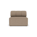 Audo Copenhagen Eave Seamline Modular Sofa, Straight Modules, 34" Depth, Open Section 34" in Logan Flint, packshot on white