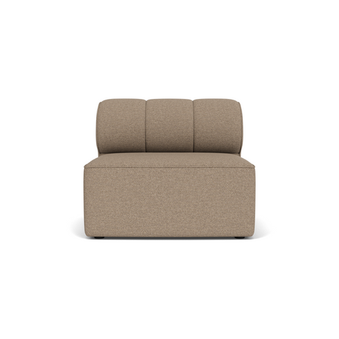 Audo Copenhagen Eave Seamline Modular Sofa, Straight Modules, 34" Depth, Open Section 34" in Logan Flint, packshot on white