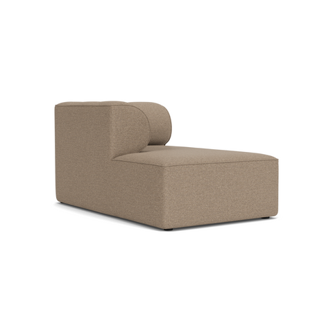 Audo Copenhagen Eave Seamline Modular Sofa, Straight Modules, 34" Depth, Left Open End 56" in Logan Flint, packshot on white