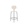 Audo Copenhagen Afteroom Plus Bar & Counter Chair, Fully Upholstered Counter in Logan Jasmine, packshot on white
