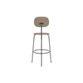 Audo Copenhagen Afteroom Plus Bar & Counter Chair, Fully Upholstered Bar in Logan Flint, packshot on white