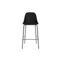 Audo Copenhagen Harbour Side Chair, Counter & Bar Height, Upholstered Bar in Sierra 1001, packshot on white