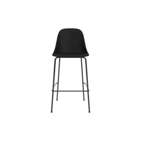 Audo Copenhagen Harbour Side Chair, Counter & Bar Height, Upholstered Bar in Sierra 1001, packshot on white