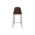 Audo Copenhagen Harbour Side Chair, Counter & Bar Height, Upholstered Bar in Audo Bouclé 07, packshot on white
