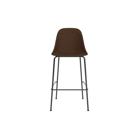 Audo Copenhagen Harbour Side Chair, Counter & Bar Height, Upholstered Bar in Audo Bouclé 07, packshot on white