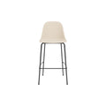 Audo Copenhagen Harbour Side Chair, Counter & Bar Height, Upholstered Bar in Logan Jasmine, packshot on white